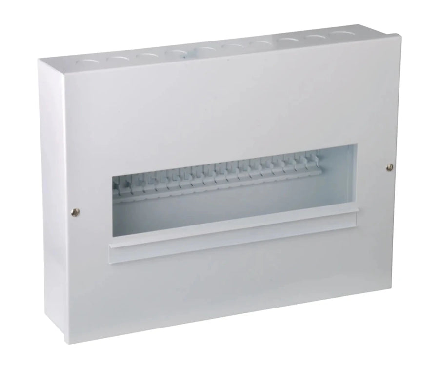 Schenker 20 Way Surface Mini Rail Distribution Board - SCHENKER - Standard Lighting