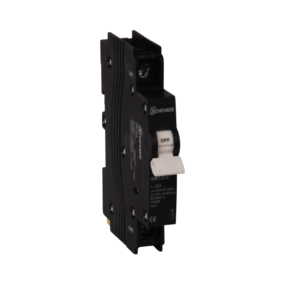 Schenker SM13C3-163 63A 1 Pole 3kA Circuit Breaker - SCHENKER - Standard Lighting