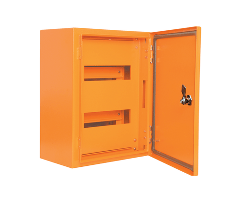 SLOTTED INNER DOORS COMPLETE WITH MOUNTING PLATES & FITTINGS FOR DIN RAIL MCB'S - Standard Lighting (Pty) Ltd