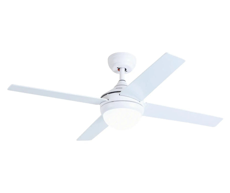 Spirado 4 Blade Ceiling Fan With 18W LED Light - O - Lite - Standard Lighting (Pty) Ltd