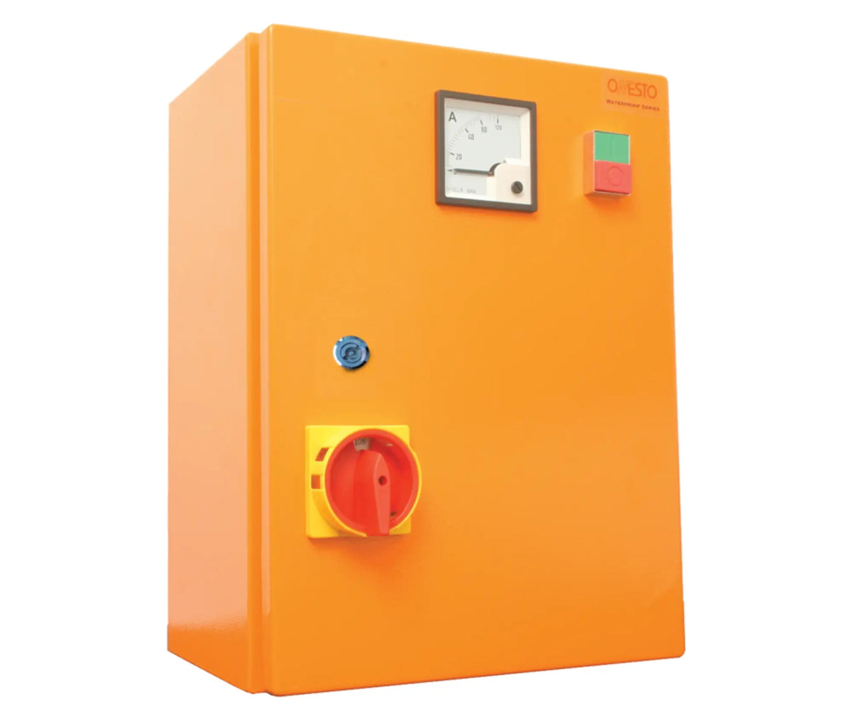 Star Delta Starter Type 5 - Enclosed With Ammeter & Isolator - MCE ELECTRIC - Standard Lighting